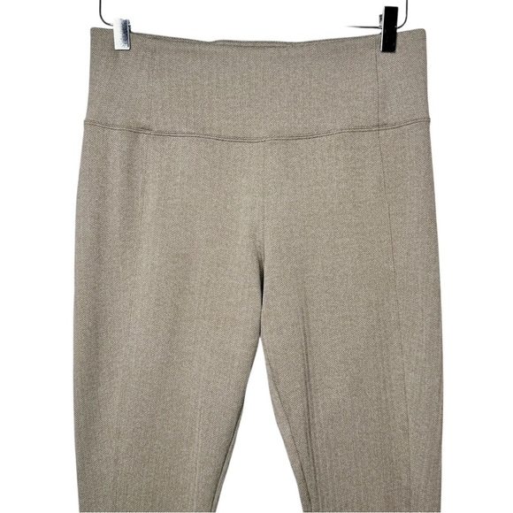 Athleta Delancey Tan Herringbone Women’s Leggings Sz M - Picture 3 of 13